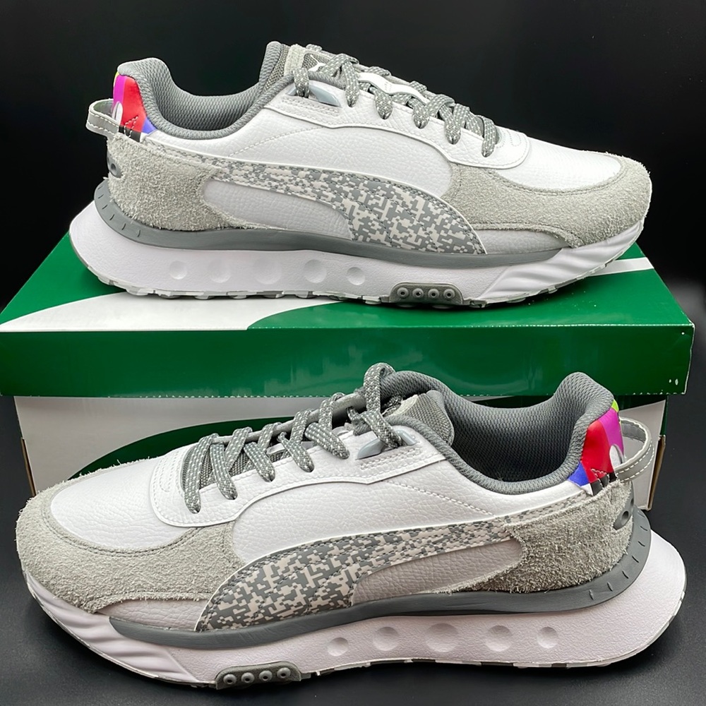Puma Wild Rider White/Gray Men’s Sz 11‎ Brand New!